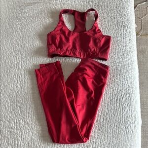 Outdoor Voices Tech Sweat XS top and leggings